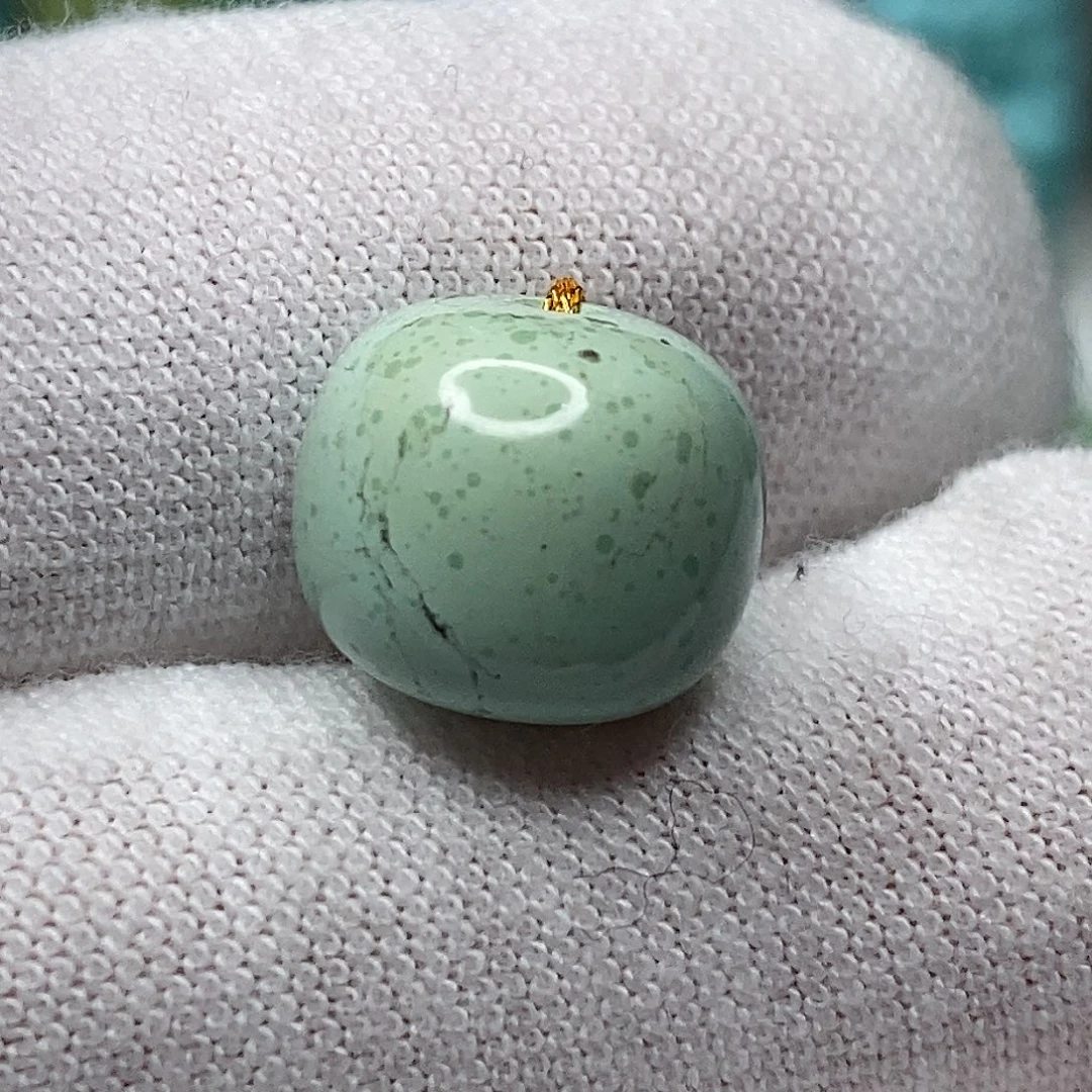 绿松石未镶嵌天然原矿 带武汉地大证书