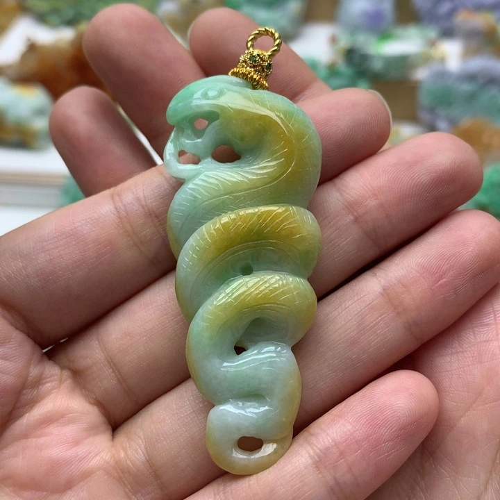 颈饰未镶嵌翡翠翡翠