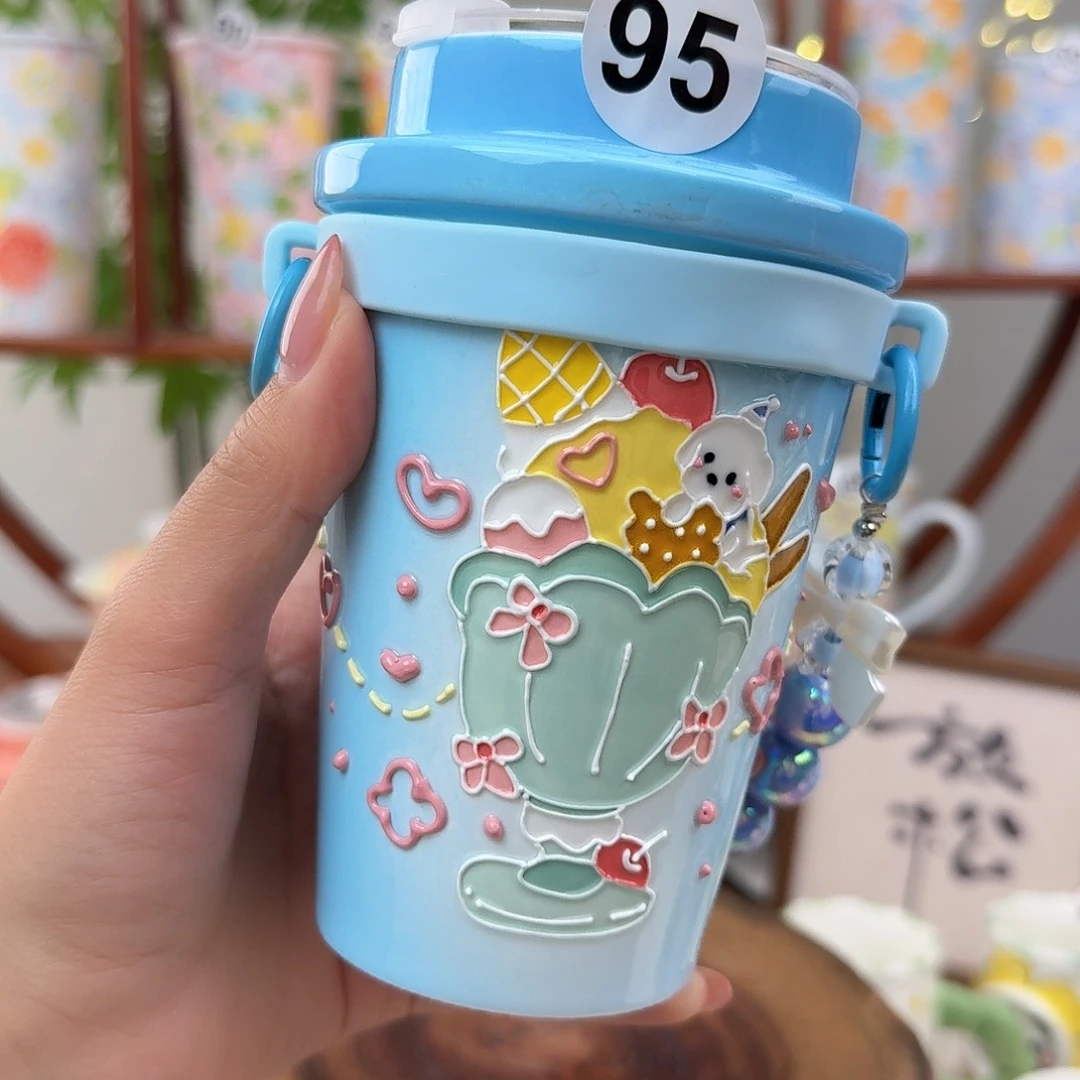 S95景德镇手绘高温釉下彩玉泥