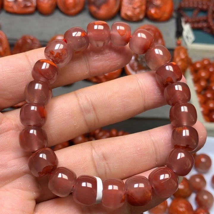 未镶嵌手串南红玛瑙11m m