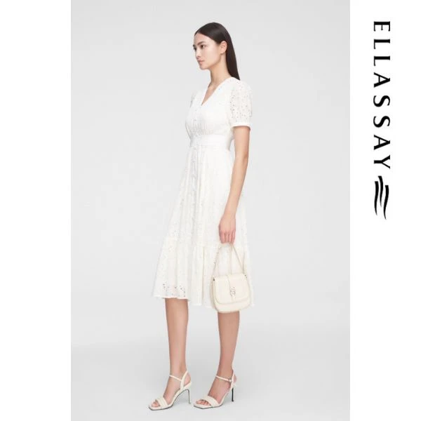 【晨粉专享价】歌力思新款格拉斯小镇法式茶歇裙Y038