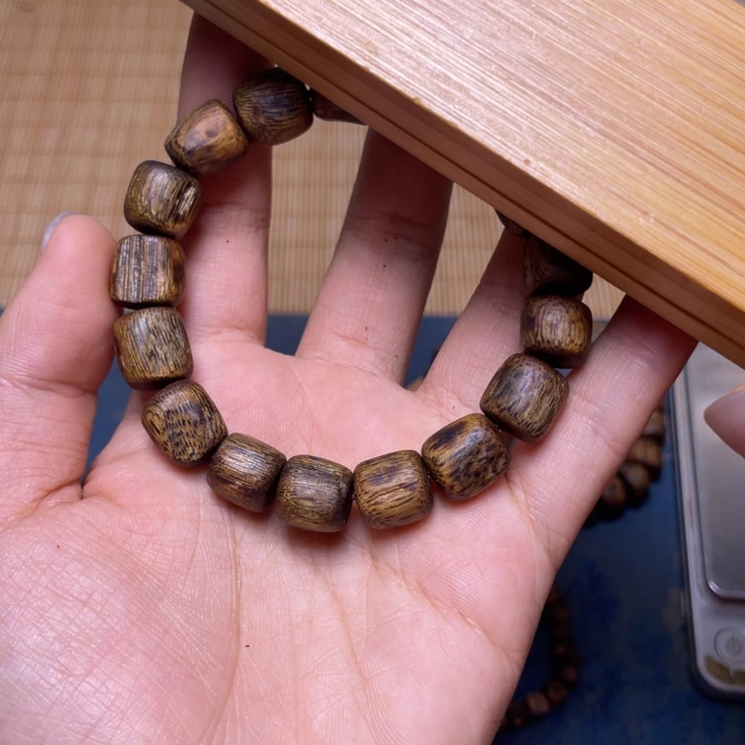香榧木z*m海南绿棋楠手串11g卡11