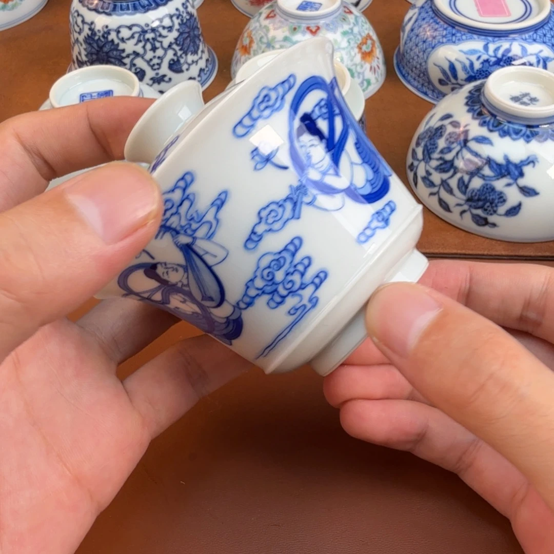 摆件景德镇瓷器手工手绘