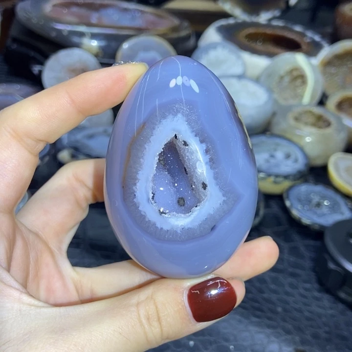 珠宝半成品未镶嵌水晶恐龙蛋