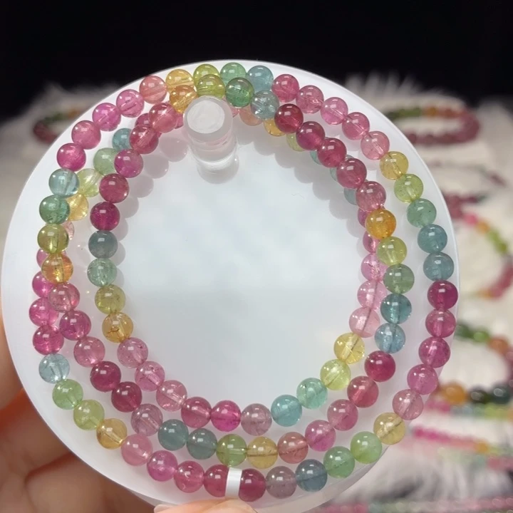 碧玺手链未镶嵌5.1mm±