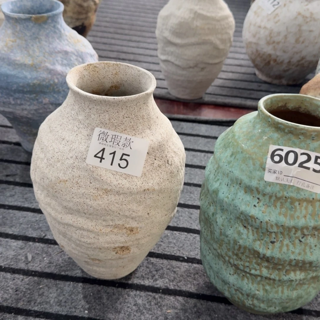 么***茶摆件景德镇高温花瓶编码415高28口8默认无孔
