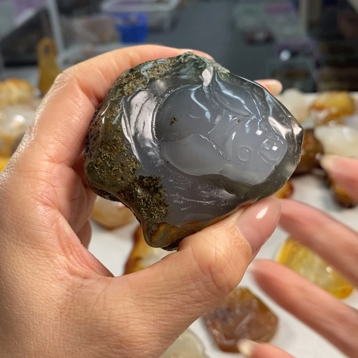 玛瑙/玉髓吊坠(不含链)未镶嵌