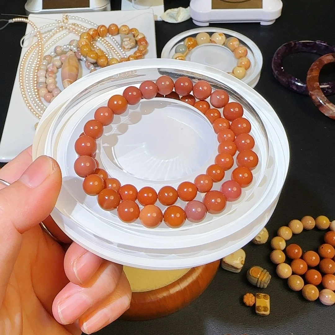 玛瑙/玉髓手串未镶嵌小*子