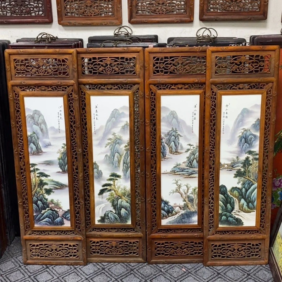 瓷120*36*4 景德镇瓷板画柴窑烧制