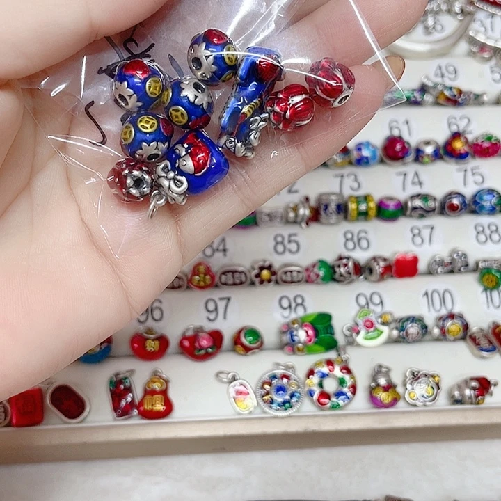 贵***姐足银珐琅彩足银配件