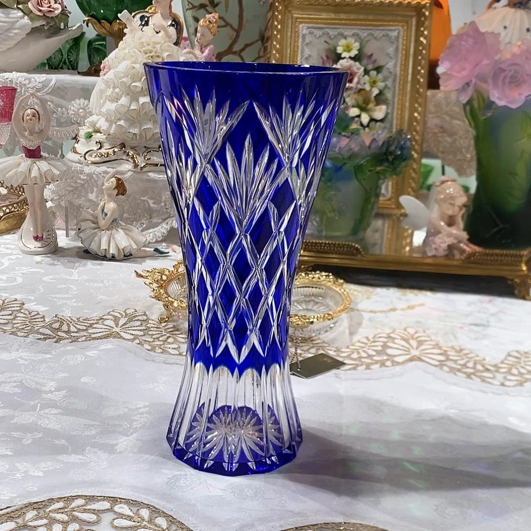 摆件福利德国水晶小蛮腰花瓶