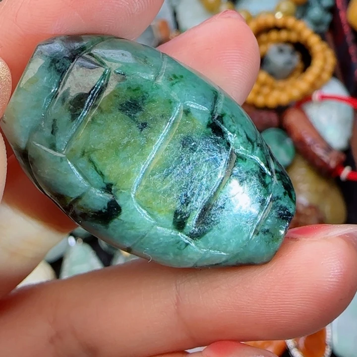 翡翠颈饰未镶嵌天然A货85