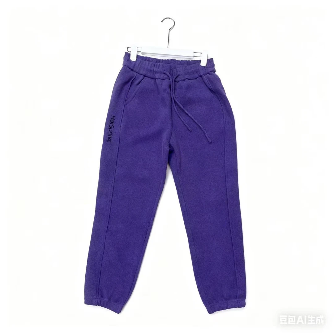 1978冬季男女同款防风裤加厚卫裤外穿宽松百搭