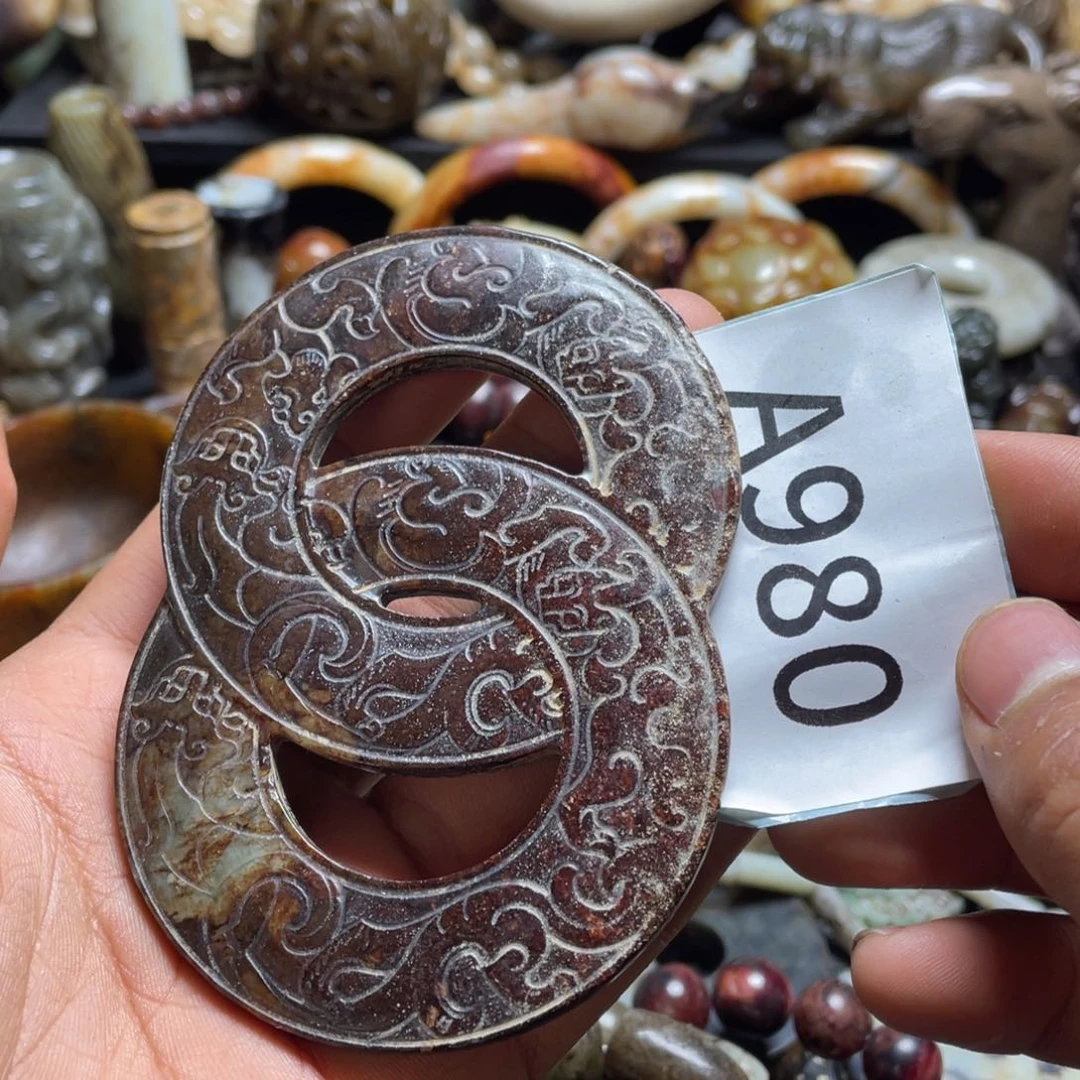 和田玉（糖玉）挂件未镶嵌