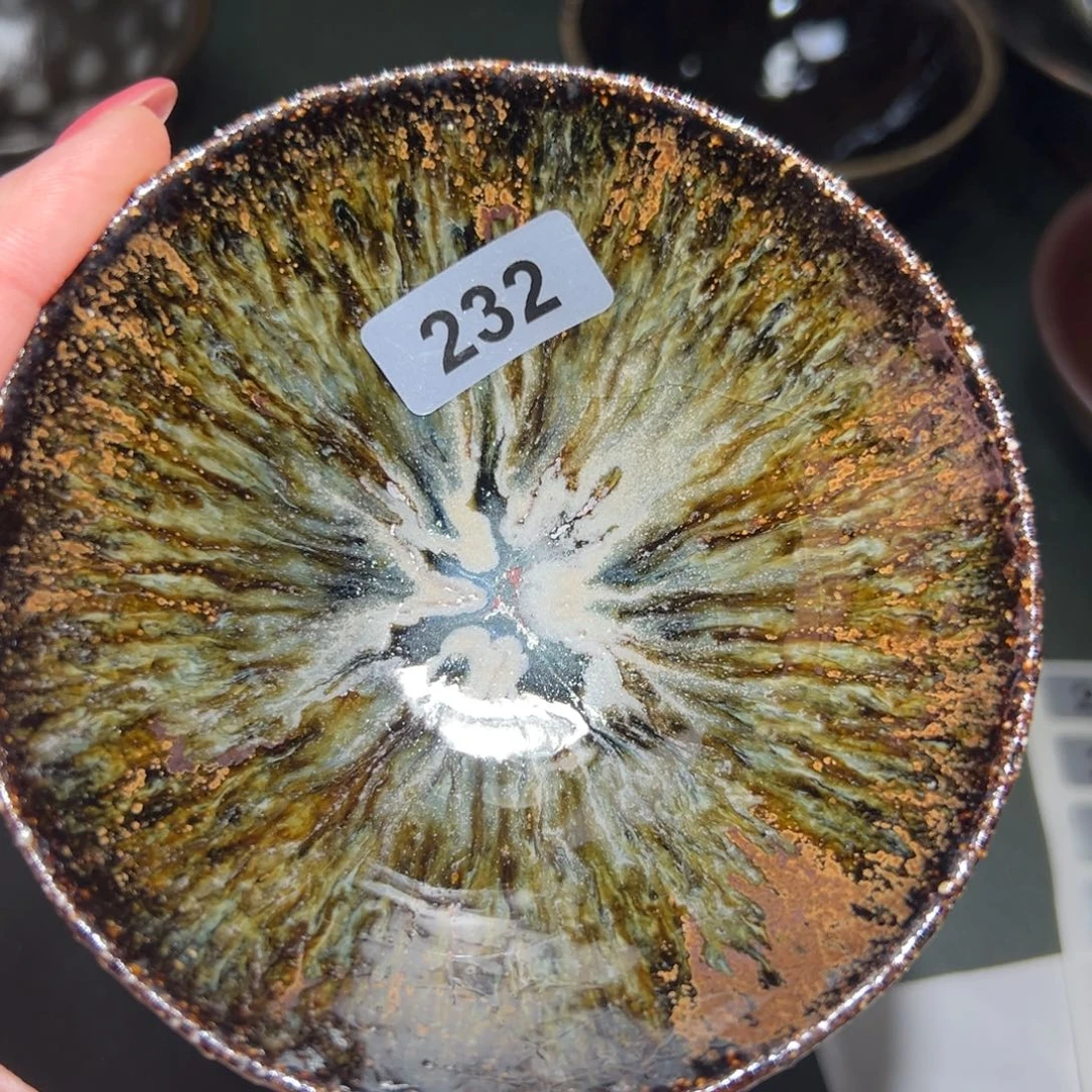 和***和茶盏全手工原矿原釉建盏