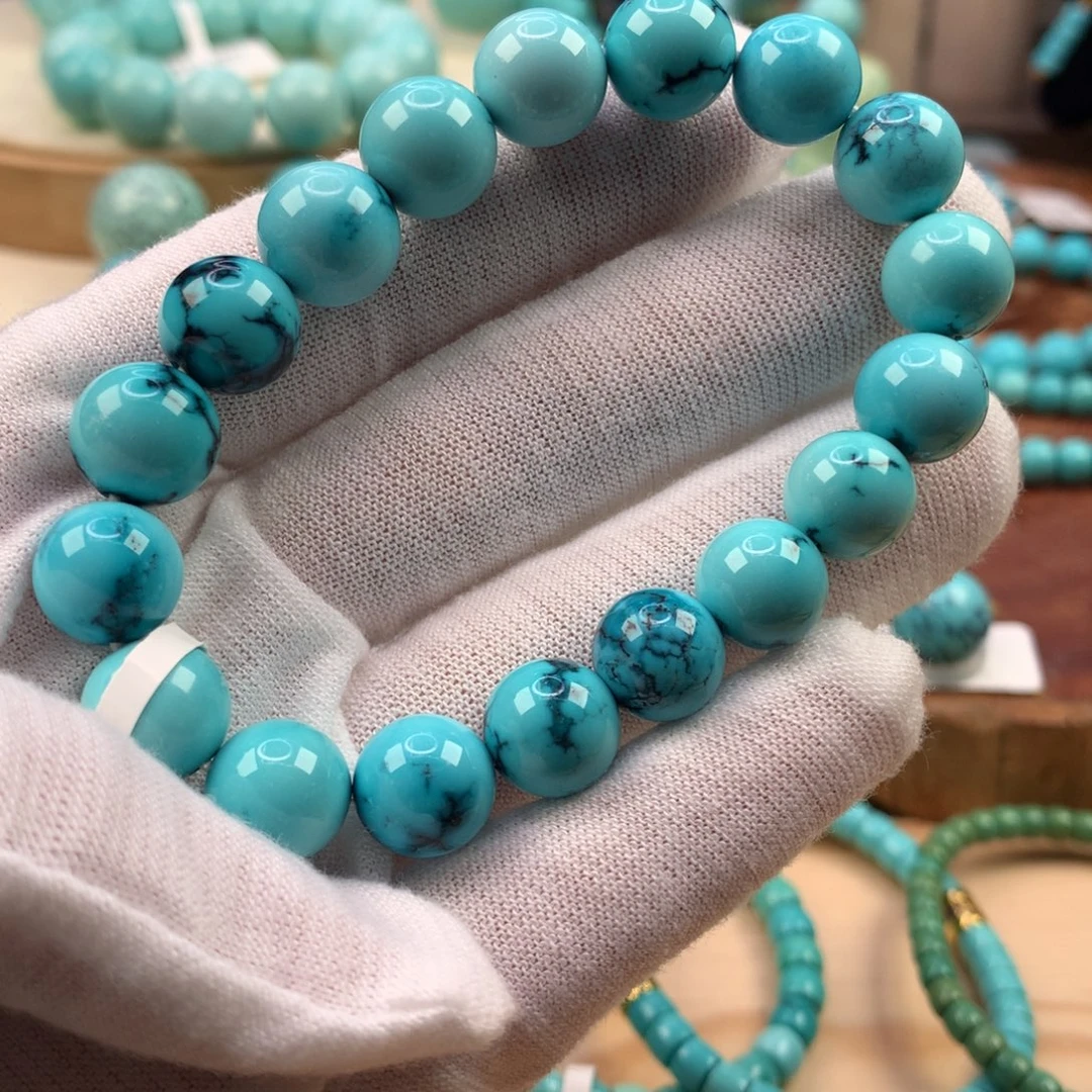 绿松石未镶嵌珠宝奇石10mm