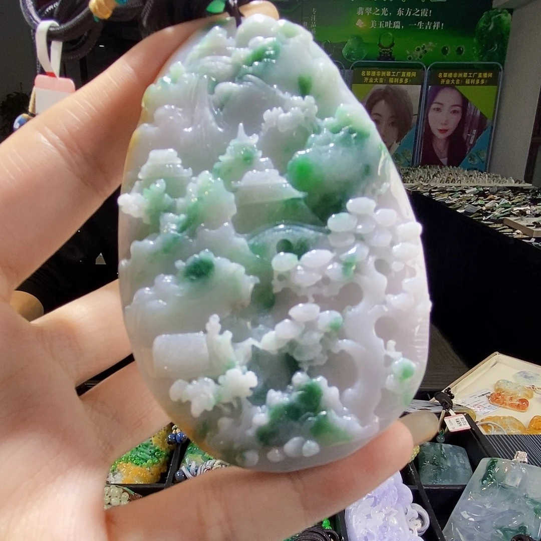 颈饰未镶嵌翡翠翡翠