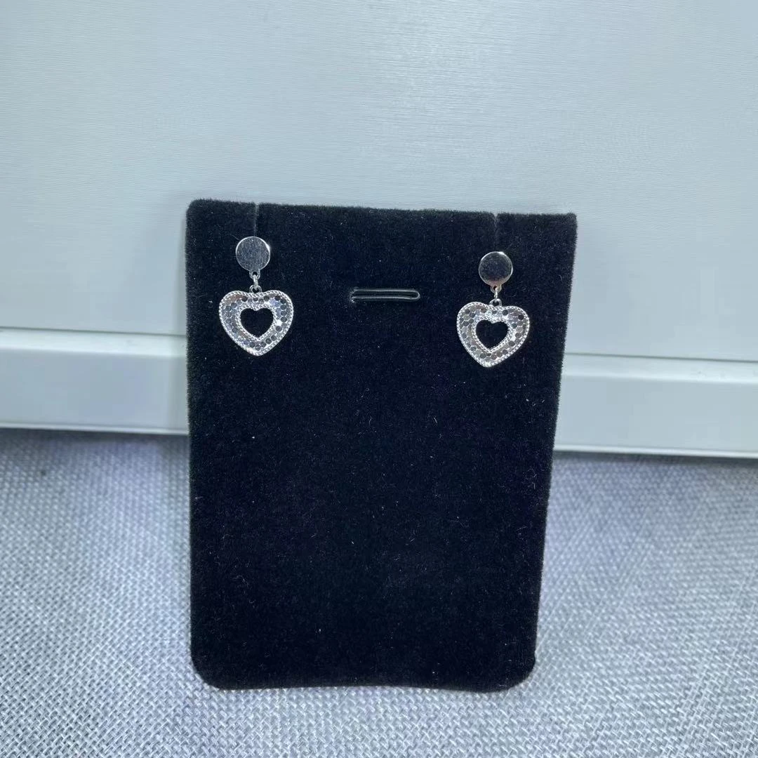 PT950铂金耳饰  鱼鳞爱心7字钩 简约时尚潮流 S 29110