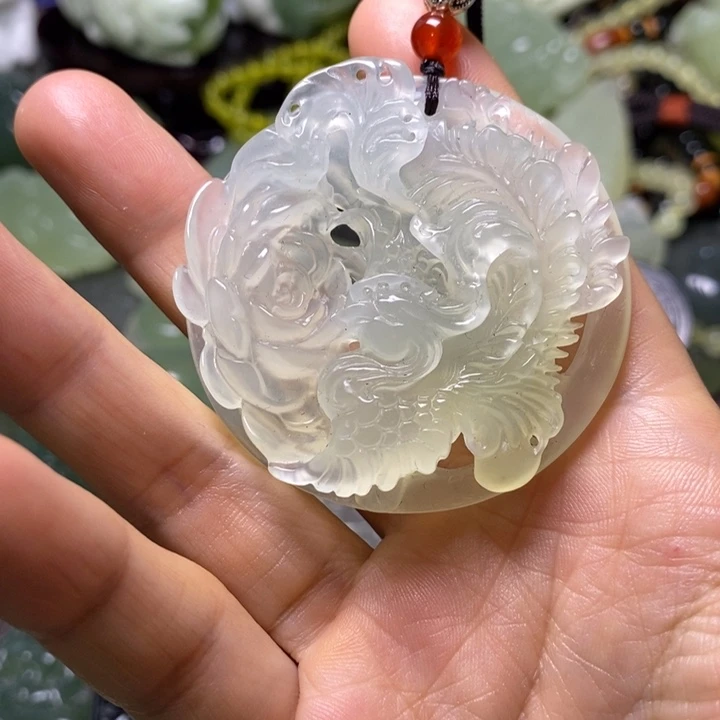 风***6岫玉未镶嵌岫玉颈饰