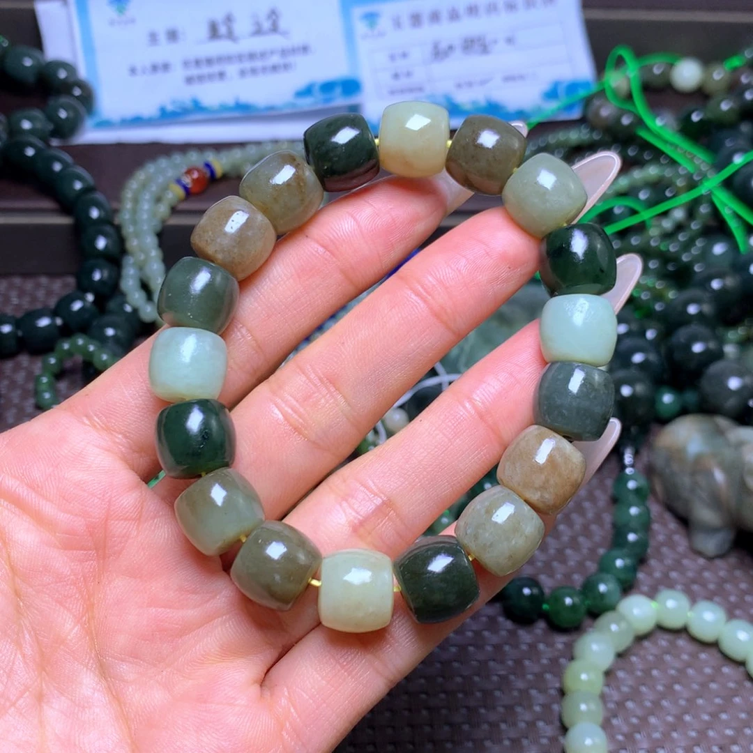 未镶嵌手串和田玉卡12