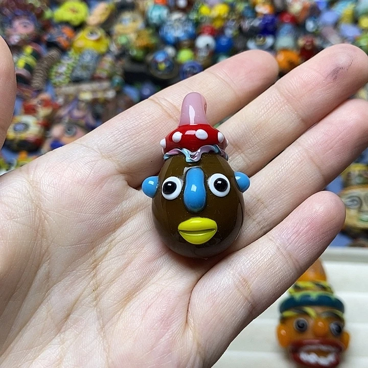 颈饰琉璃咖色守护神07