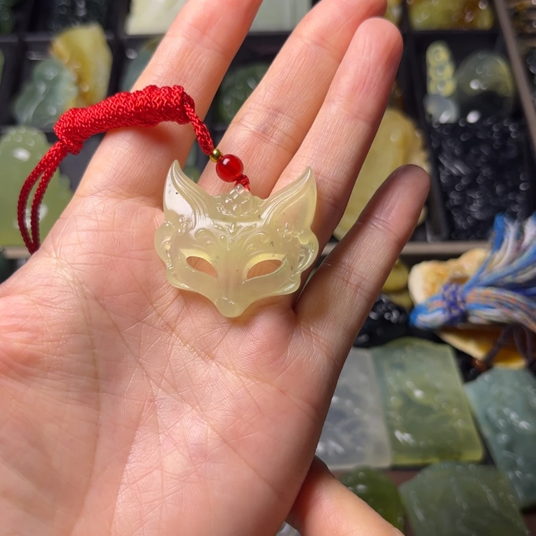 蛇纹石玉未镶嵌吊坠(不含链)