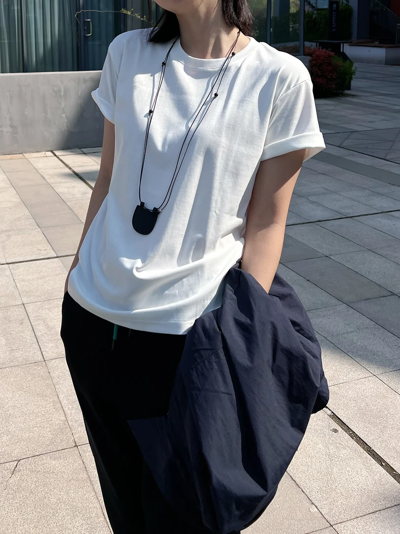 YU TONG 定制男女同款简约T