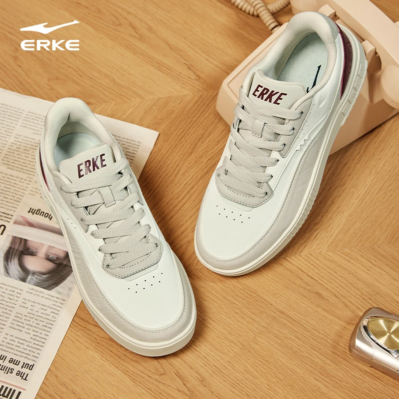 鸿星尔克板鞋趣玩男鞋2025夏季新款小白鞋厚底增高女休闲鞋运动鞋