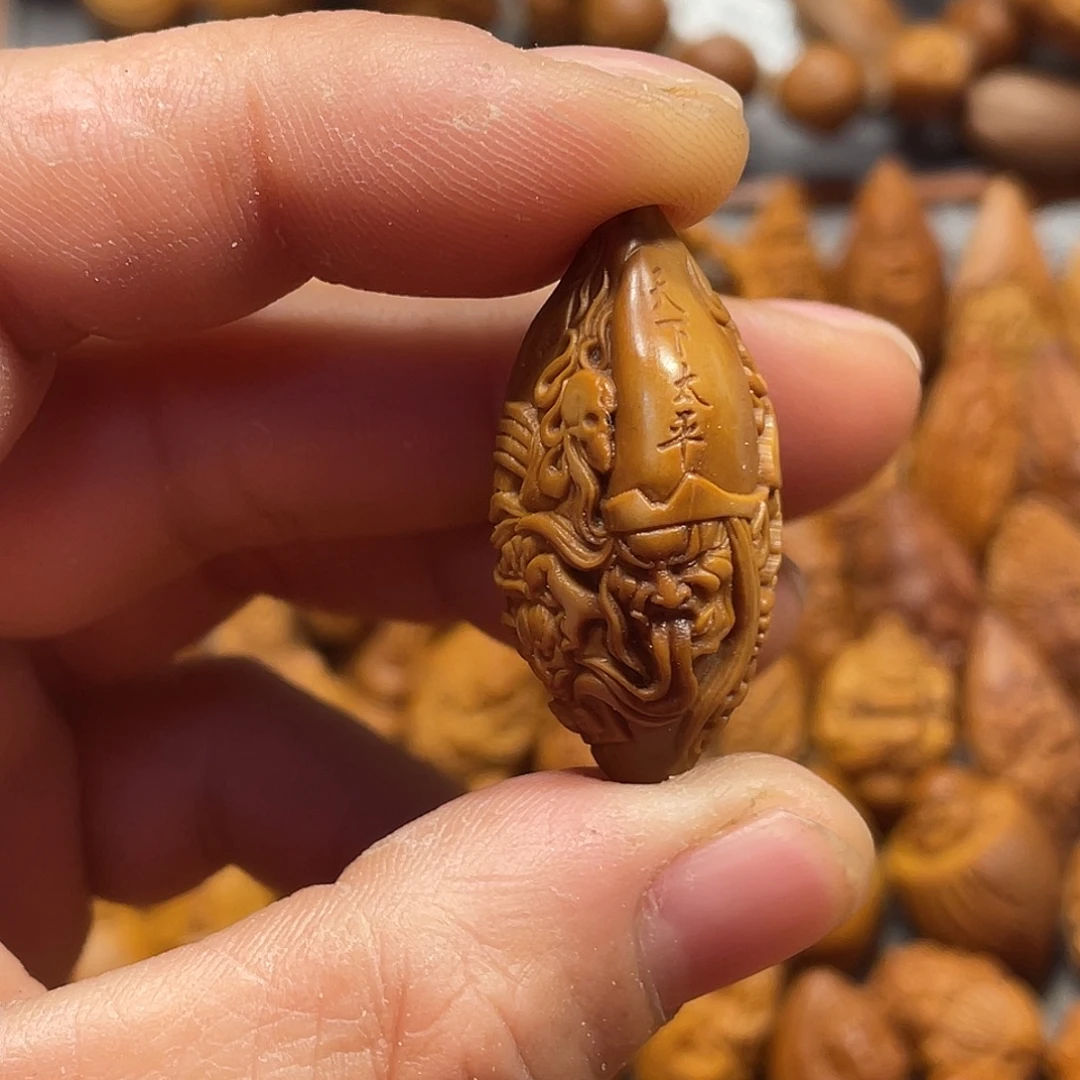 手串/手链橄榄核瑕疵黑白无常023