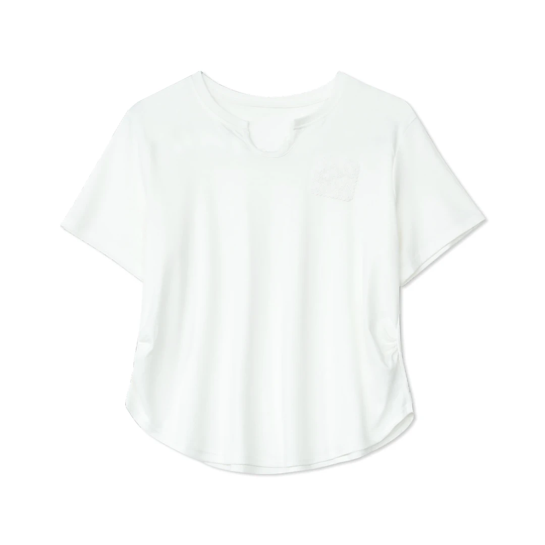 【纭季原创】衣长62-64 夏季新款宽松减龄显瘦收腰简约T恤女D25271