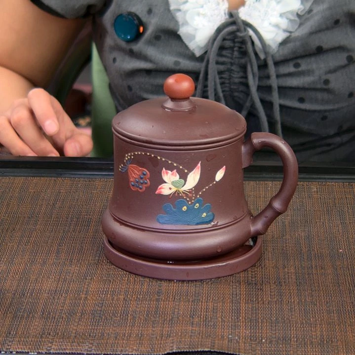 紫砂茶杯高货放漏