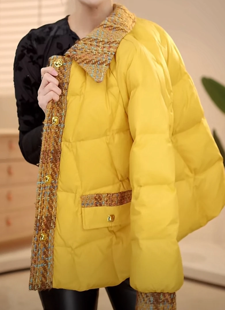 【MR】12月冬季新款时尚修身显瘦气质百搭气质保暖外套