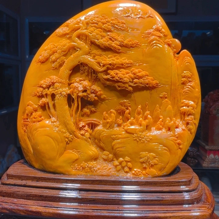 用***6寿山石寿山石雕刻艺术品