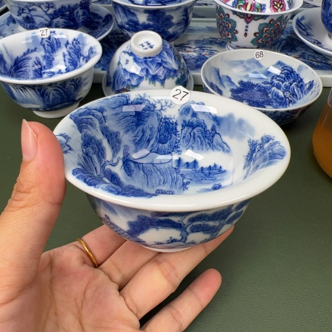 木木景德镇纯手工纯手绘茶具27