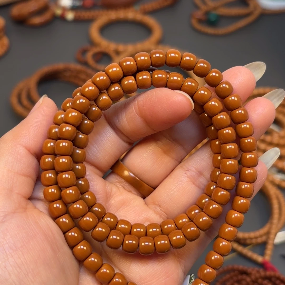 用***4橄榄核手串/手链6.5mm橄榄核尖极限弧挂脖