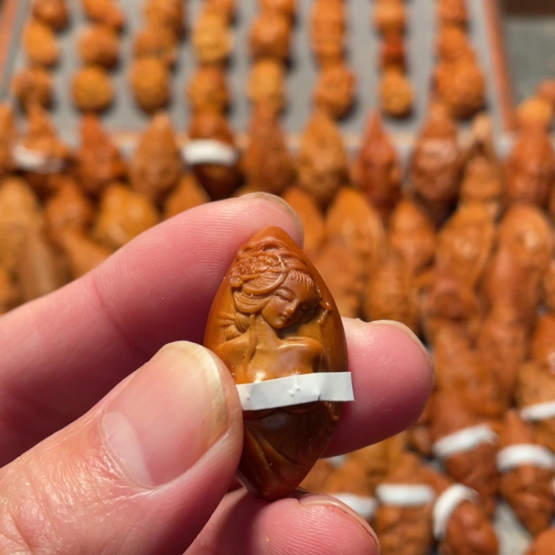 橄榄核手串/手链西施美女