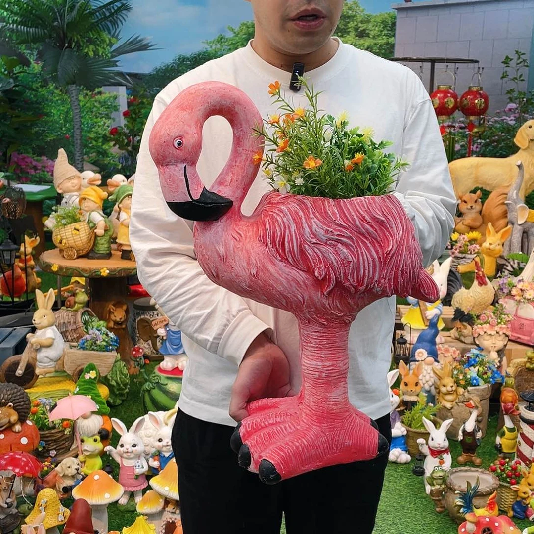 红陶花园庭院摆件