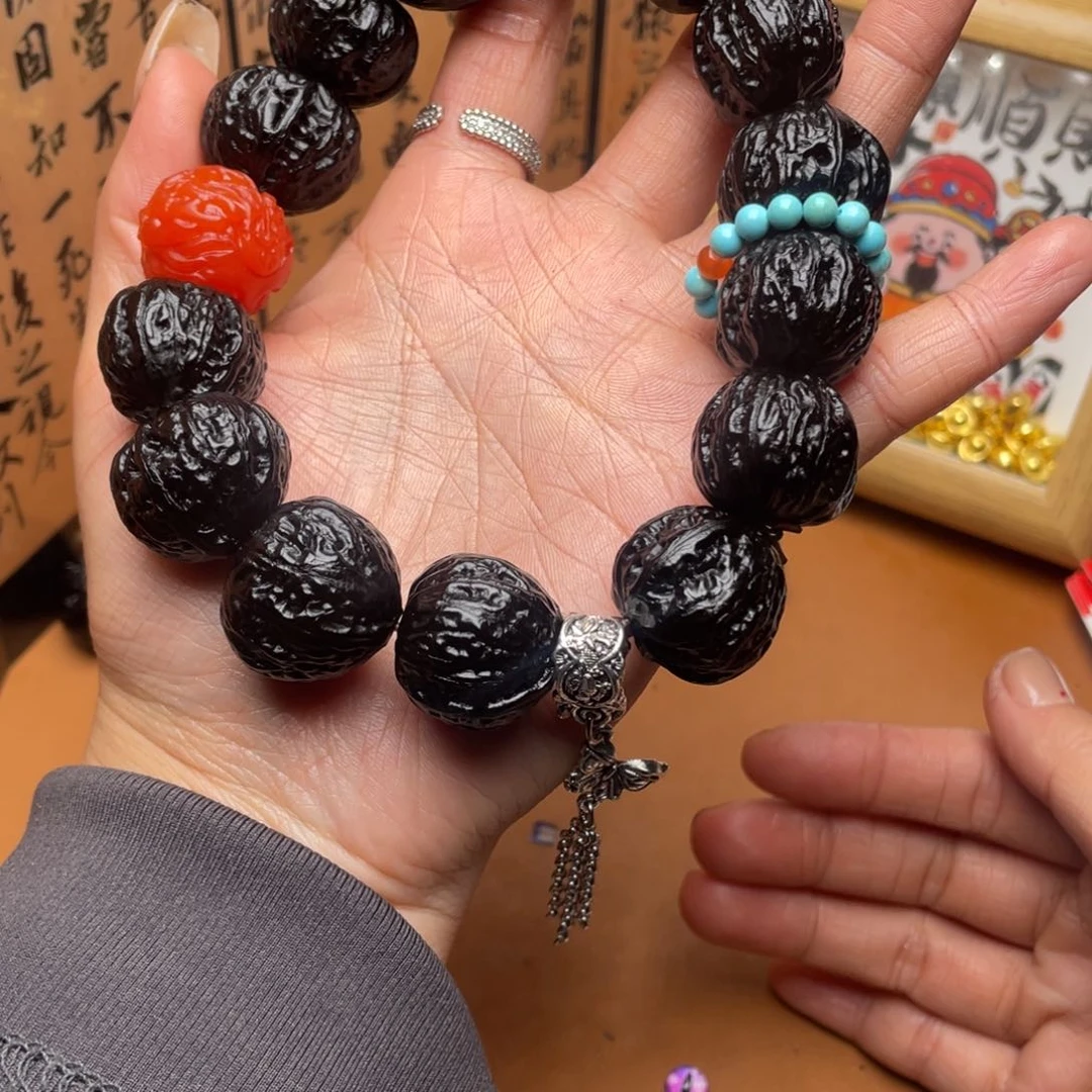 核桃手串地闷创意