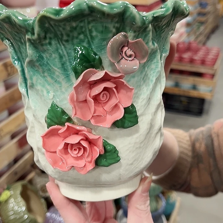 陶瓷陶瓷多肉植物花盆