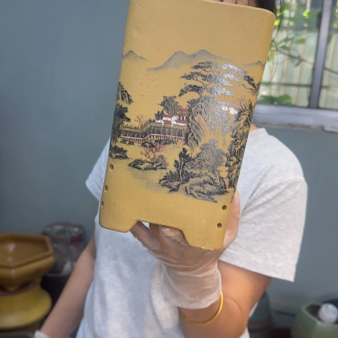 紫砂花盆紫砂口径14