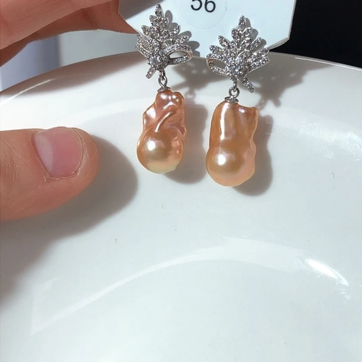 淡水珍珠项链银S925镶嵌小**?