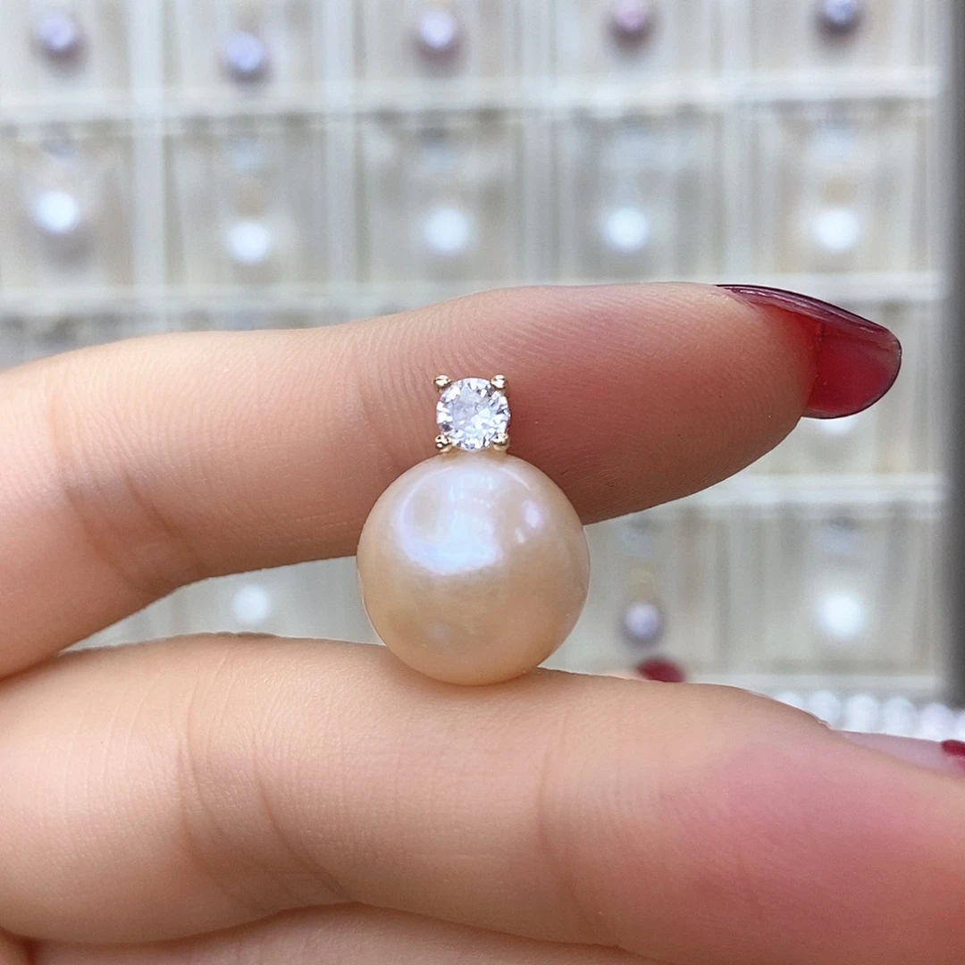 颈饰合金淡水珍珠