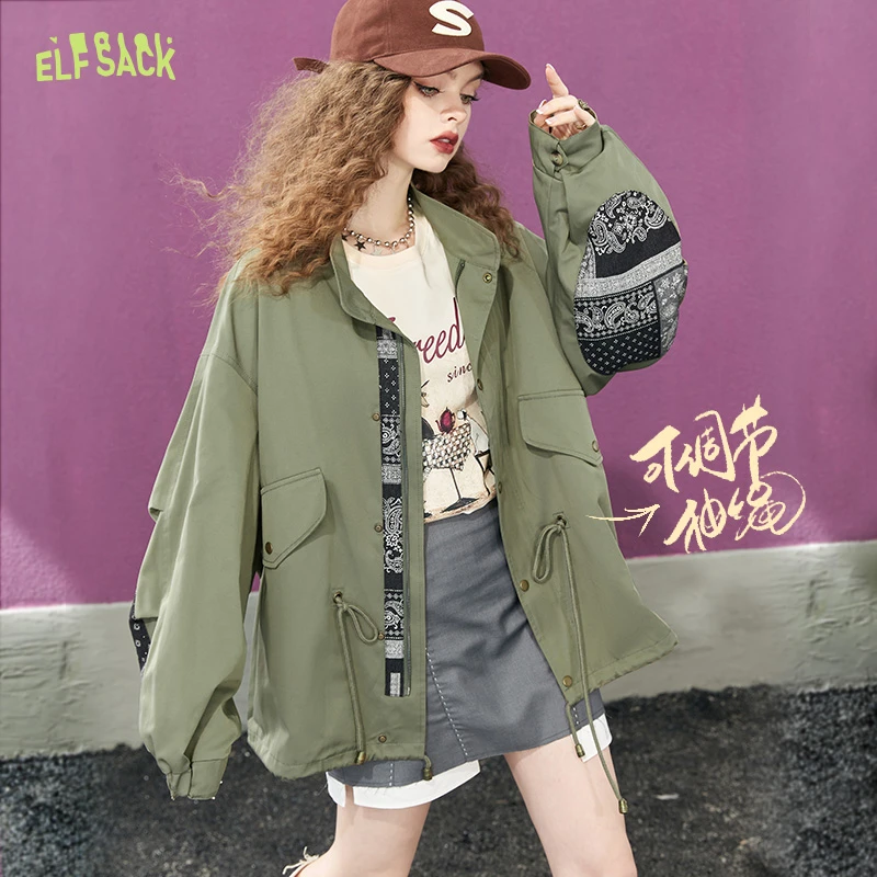 【芋总】妖精的口袋现男友短外套2024秋季短风衣女复古工装