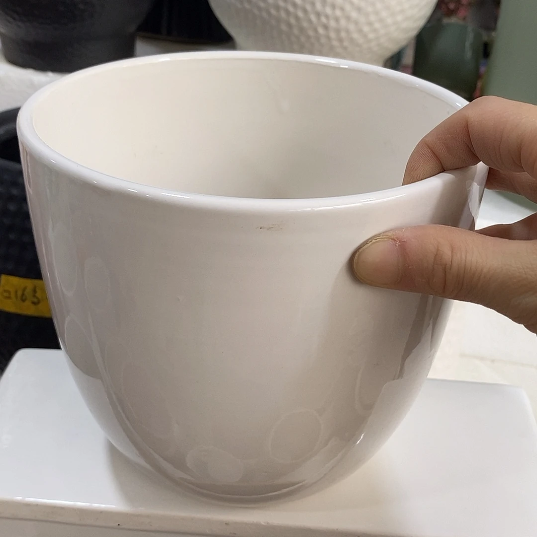 杯子陶陶盆有孔 瑕疵介意勿拍