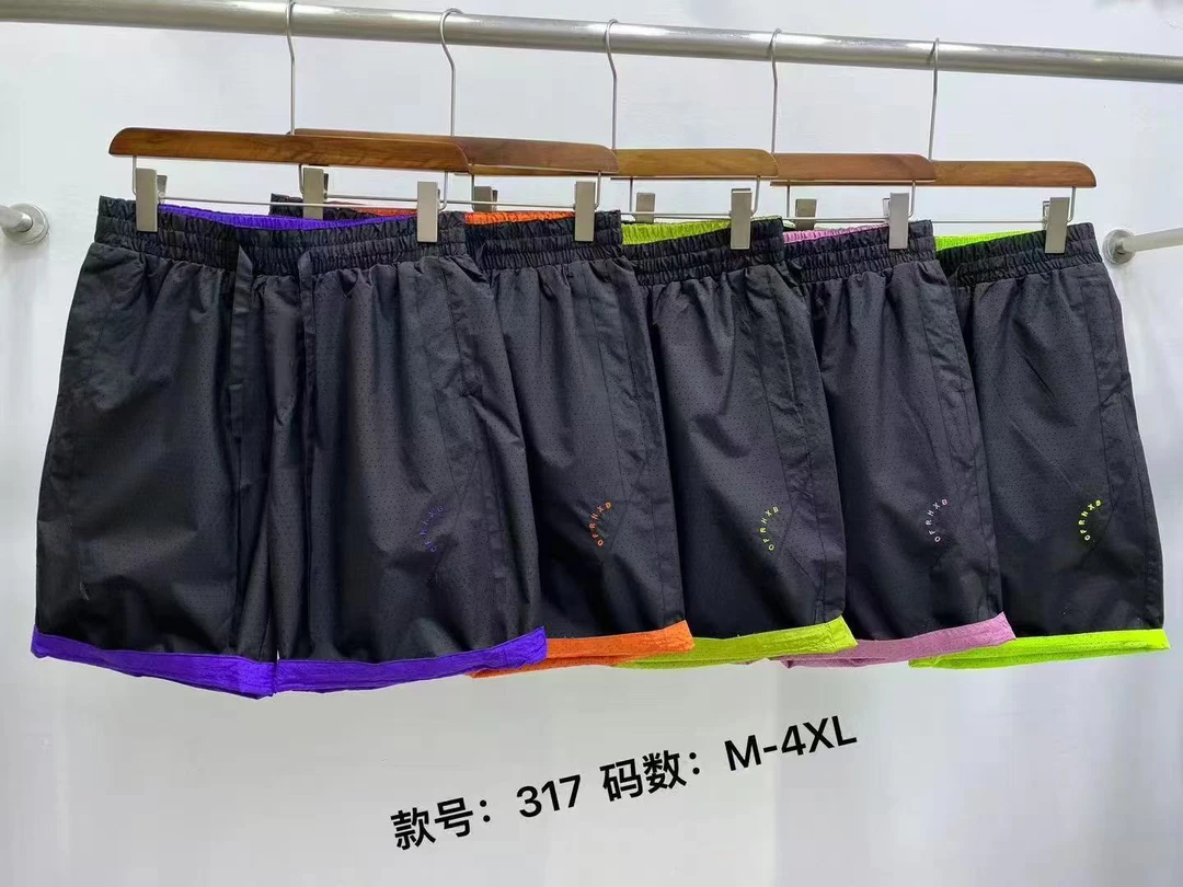 317/夏季休闲简约时尚百搭宽松潮流可两穿短裤