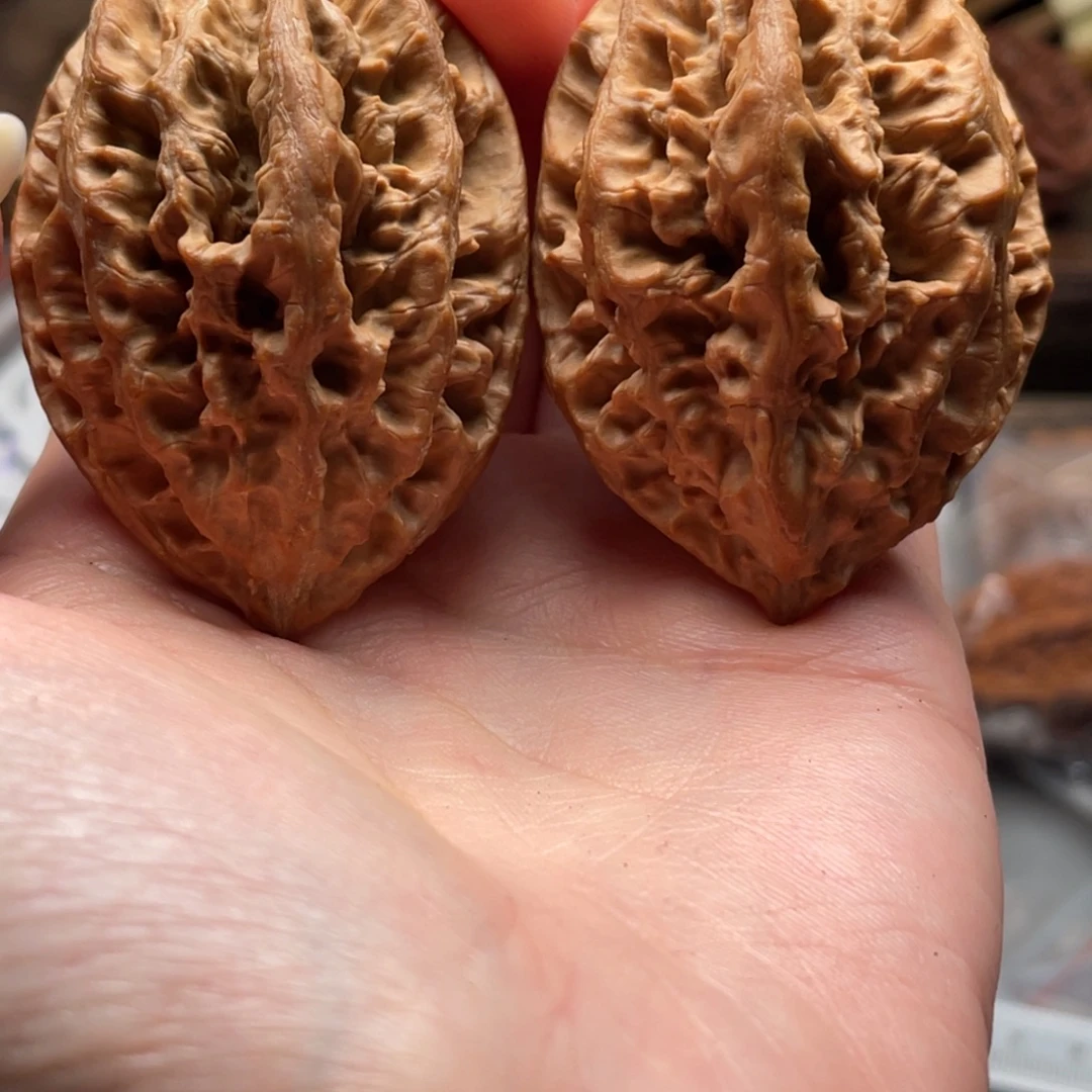 文玩核桃把件楸刀鱼21