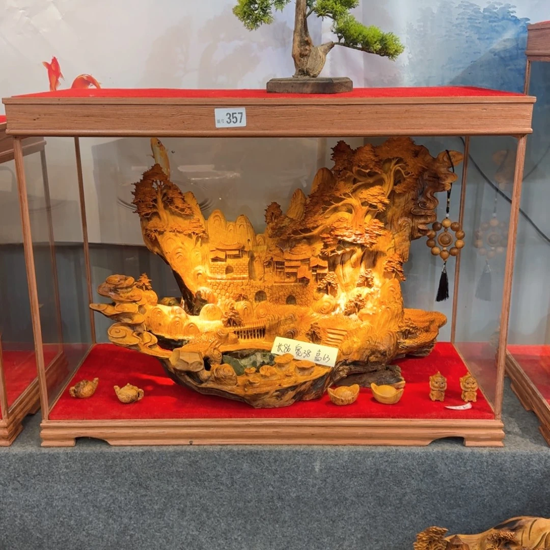 用***8柏木（崖柏）木雕款