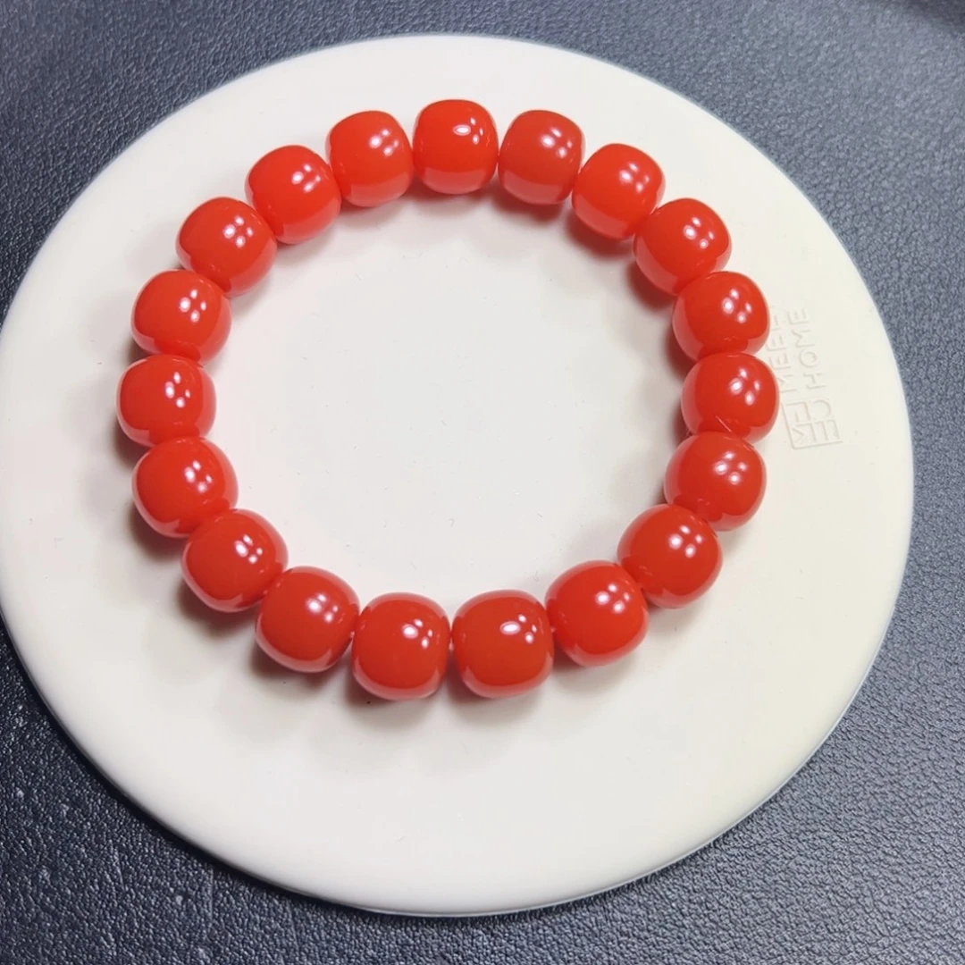 南红玛瑙未镶嵌手链