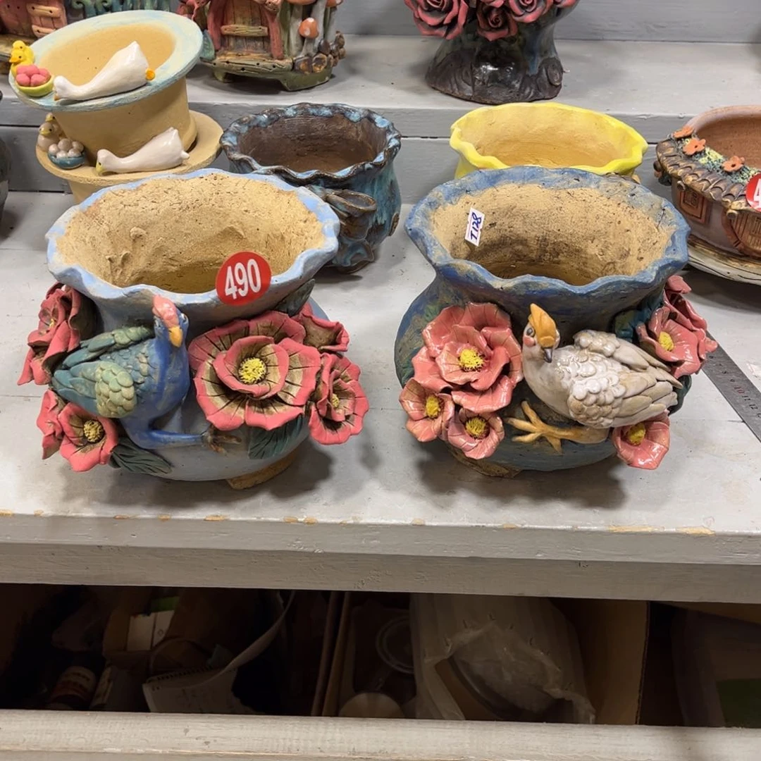 陶瓷幸*微瑕490 号陶然花盆厂家直销