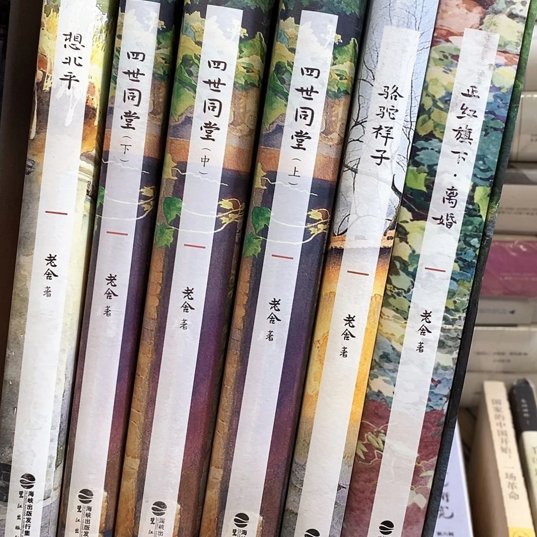 微瑕  老舍6本合售……